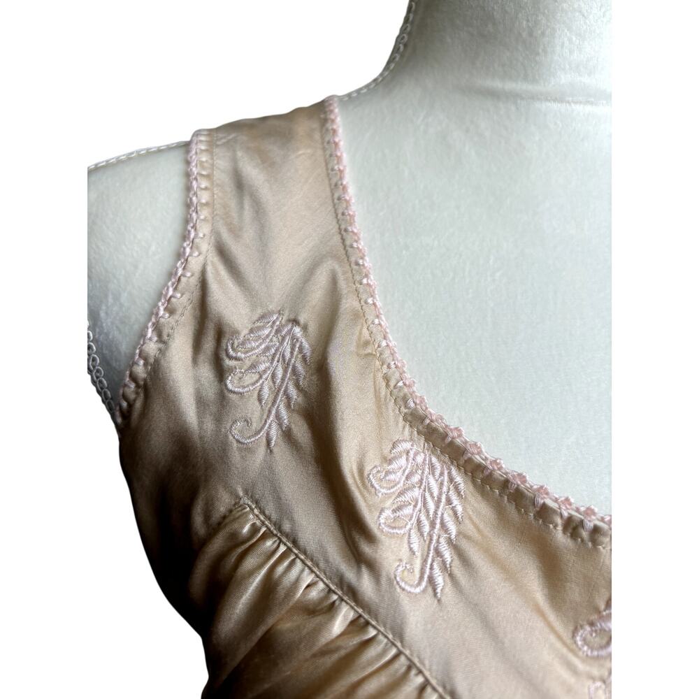 Chasing Unicorns Bnwt Vintage-Inspired Embroidered Silk Dress Size S — image 4 of 8